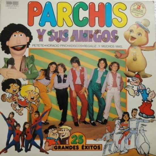 Parchis ‎"Parchis Y Sus Amigos: 25 Grandes Éxitos" (2xLP - Gatefold - Blue + Black)