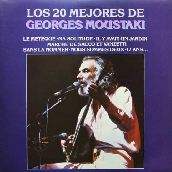 Georges Moustaki ‎"Los 20 Mejores De Georges Moustaki" (2xLP - Gatefold)