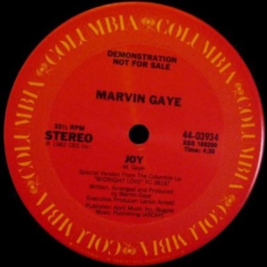 Marvin Gaye "Joy" (12" - Promo)