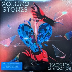 The Rolling Stones - Hackney Diamonds (2xLP - Gatefold - Limited 1st Anniversary Edition - Clear & Blue Splatter)