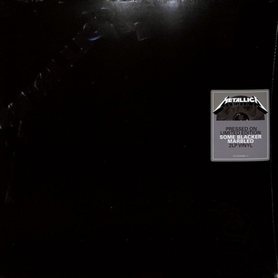 Metallica ‎"Metallica" (2xLP - 180g - Limited Edition - Clear with Black Marble)