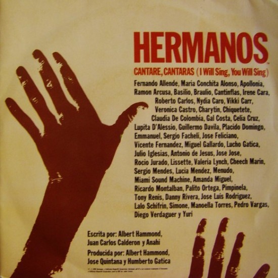 Hermanos ‎"Cantaré, Cantarás (I Will Sing, You Will Sing)" (7")