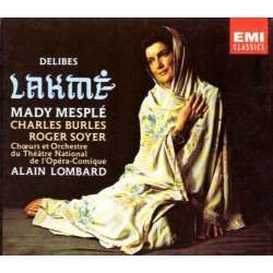 Leo Delibes - Mady Mesplé, Charles Burles, Roger Soyer, Chœurs Et Orchestre Du Théâtre National De L'Opéra-Comique, Alain Lombard - Lakmé (2xCD - Slipcase Box Set)