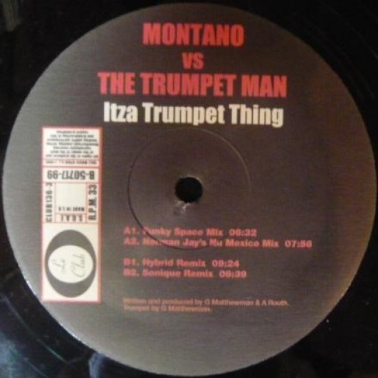 Montano vs Trumpet Man "Itza Trumpet Thing" (12")*