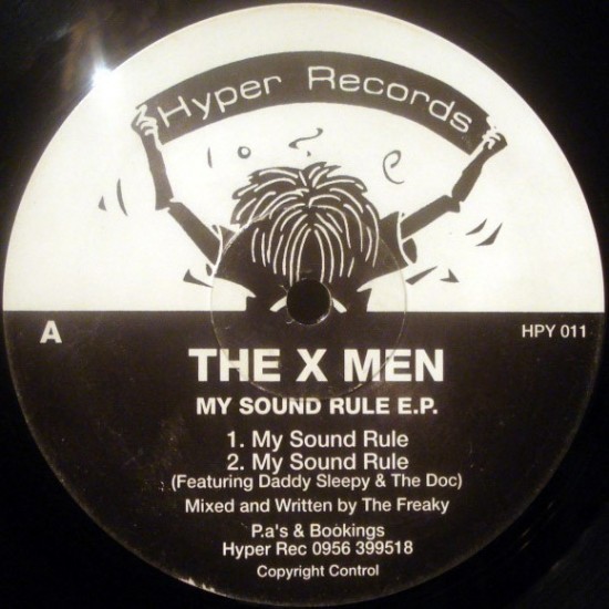 The X Men "My Sound Rule E.P." (12")