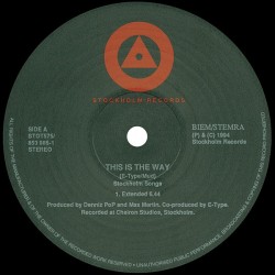 E-Type - This Is The Way (12") E-Type - This Is The Way (12")