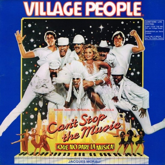 Village People ‎"Can't Stop The Music - Banda Sonora Original De La Pelicula" (LP - Gatefold)