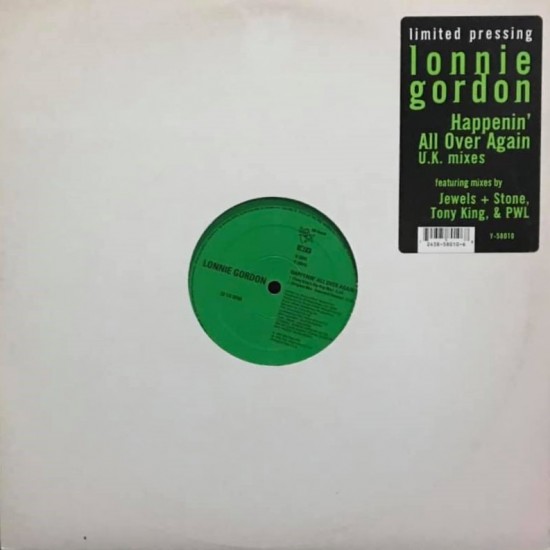 Lonnie Gordon ‎"Happenin' All Over Again (U.K. Mixes)" (12" - Limited Edition)*