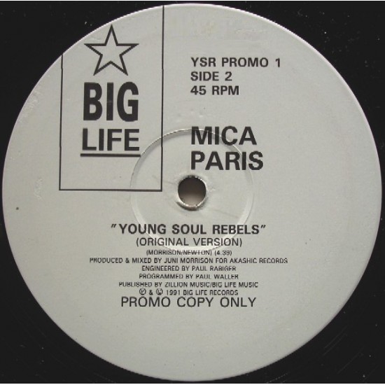 Mica Paris ‎"Young Soul Rebels (Remix)" (12" - Promo)