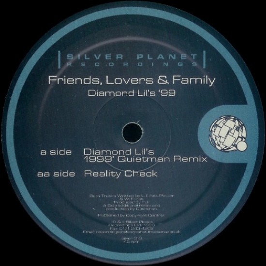 Friends, Lovers & Family ‎"Diamond Lil's '99" (12")