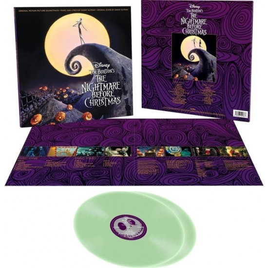 Danny Elfman ‎- Tim Burton's The Nightmare Before Christmas (Original Motion Picture Soundtrack) (2xLP - Special Edition - Glow In The Dark)