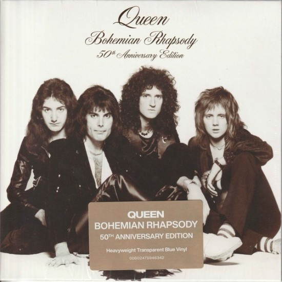 Queen - Bohemian Rhapsody (7" - 50th Anniversary Limited Edition - Translucent Blue) Queen - Bohemian Rhapsody (7" - 50th Anniversary Limited Edition - Translucent Blue)