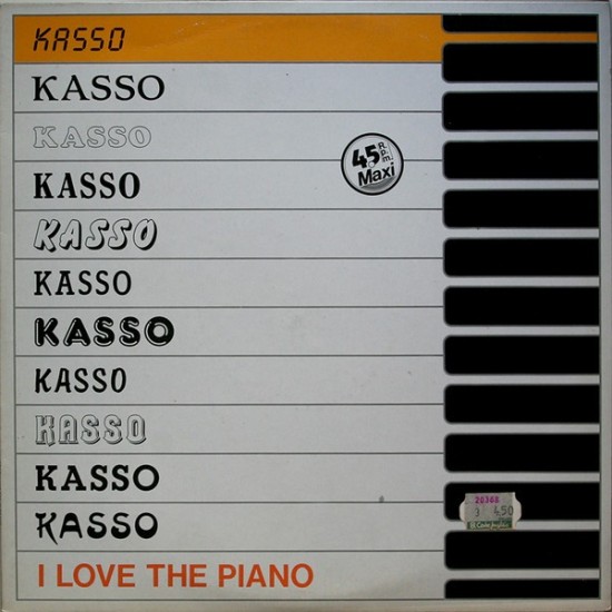 Kasso - I Love The Piano (12") Kasso - I Love The Piano (12")