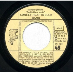 Bee Gees (Lonely Hearts Club Band) - Sgt. Pepper's Lonely Hearts Club Band (7")  Bee Gees (Lonely Hearts Club Band) - Sgt. Pepper's Lonely Hearts Club Band (7")