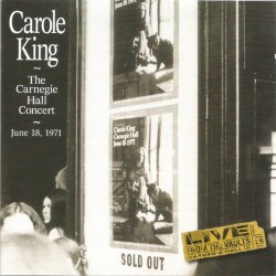 Carole King ‎- The Carnegie Hall Concert (CD)