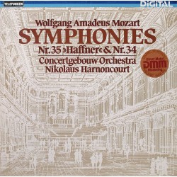 Mozart - Concertgebouw Orchestra, Nikolaus Harnoncourt - Symphonies Nr.35 »Haffner« & Nr.34 (LP)  Mozart - Concertgebouw Orchestra, Nikolaus Harnoncourt - Symphonies Nr.35 »Haffner« & Nr.34 (LP)