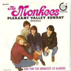 The Monkees - Pleasant Valley Sunday / Word (7")  The Monkees - Pleasant Valley Sunday / Word (7")