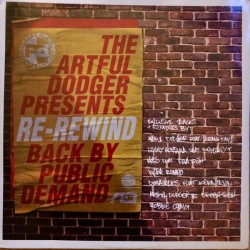 The Artful Dodger - Re-Rewind (Back By Public Demand) (4xLP) The Artful Dodger - Re-Rewind (Back By Public Demand) (4xLP)