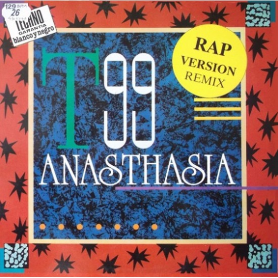 T99 - Anasthasia (Rap Version Remix) (12") T99 - Anasthasia (Rap Version Remix) (12")