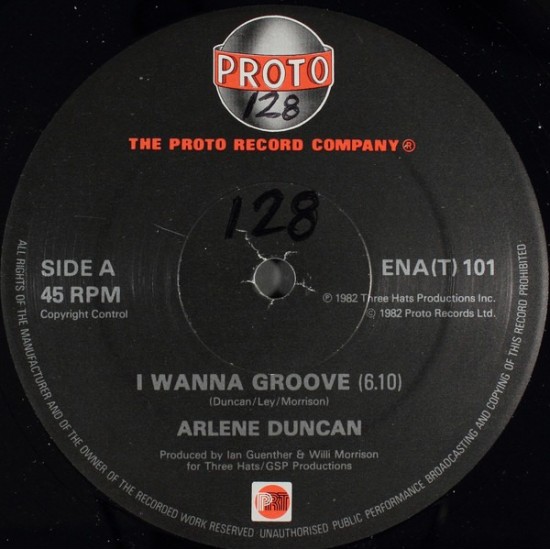 Arlene Duncan - I Wanna Groove (12") 