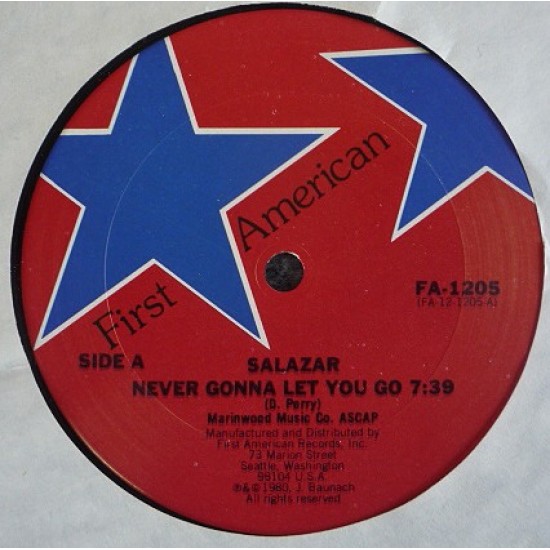 Salazar - Never Gonna Let You Go (12") Salazar - Never Gonna Let You Go (12")
