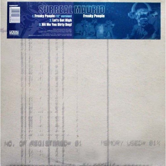 Surreal Madrid ‎- Freaky People (12") 