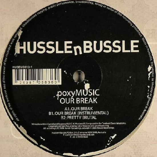 Poxy Music - Our Break (12")