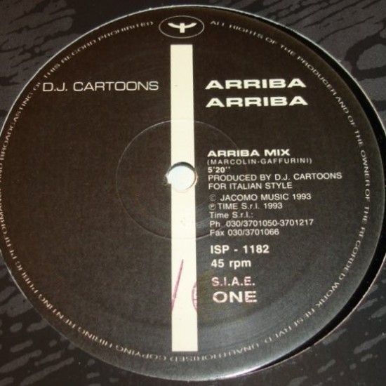 DJ Cartoons - Arriba Arriba (12")
