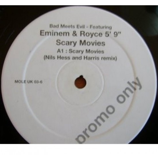 Bad Meets Evil Featuring Eminem & Royce Da 5'9" ‎- Scary Movies (12" - Promo)