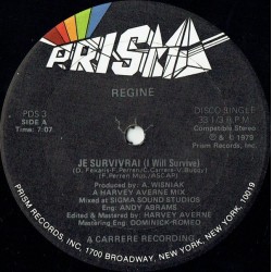 Regine - Je Survivrai = I Will Survive (12") 