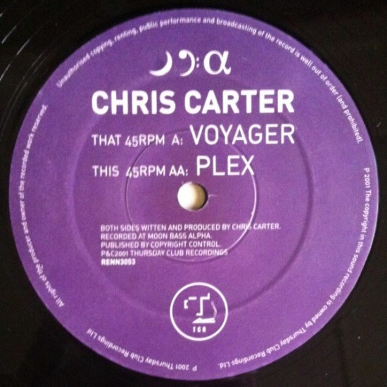 Chris Carter ‎- Voyager / Plex (12") 