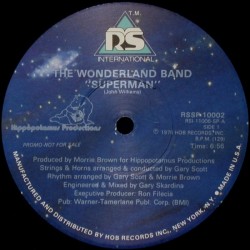 The Wonderland Band ‎- Superman / Thrill Me (With Your Super Love) (12") 