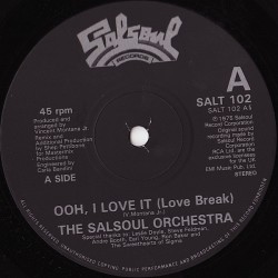 The Salsoul Orchestra - Ooh, I Love It (Love Break) (12") 