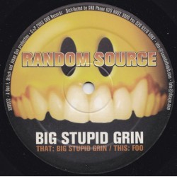 Random Source ‎- Big Stupid Grin (12") 