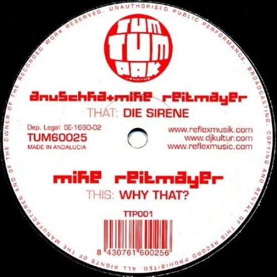 Anuschka / Mike Reitmayer - Die Sirene / Why That? (12")