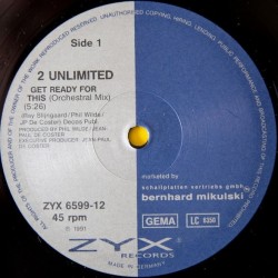 2 Unlimited - Get Ready For This (12")