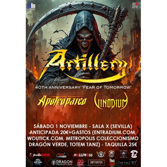 Artillery (40th Anniversary 'Fear Of Tomorrow') @salaX Artillery (40th Anniversary 'Fear Of Tomorrow') @salaX