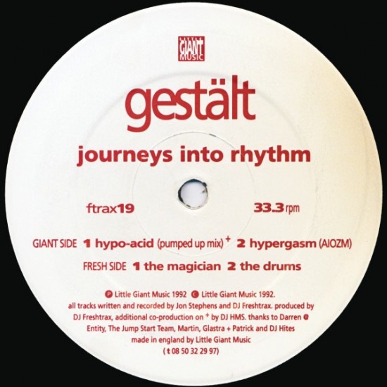 Gestält - Journeys Into Rhythm (12") Gestält - Journeys Into Rhythm (12")
