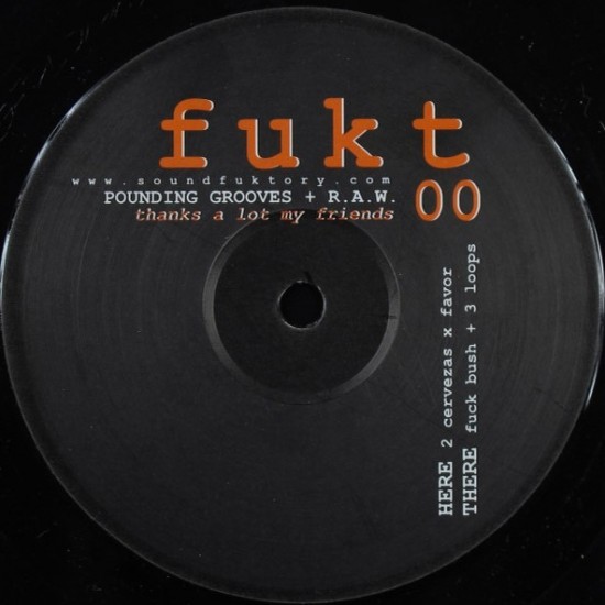 Pounding Grooves & R.A.W. - Fuck Bush (12")*