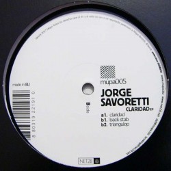 Jorge Savoretti - Claridad EP (12") Jorge Savoretti - Claridad EP (12")