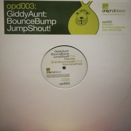 GiddyAunt - BounceBumpJumpShout! (12") GiddyAunt - BounceBumpJumpShout! (12")