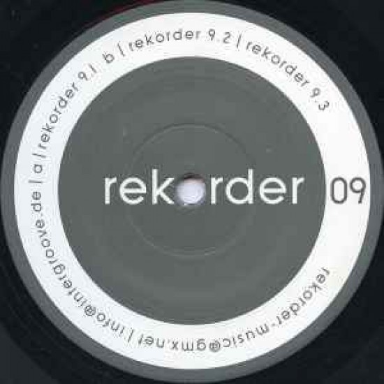 Rekorder - Rekorder 09 (12") Rekorder - Rekorder 09 (12")