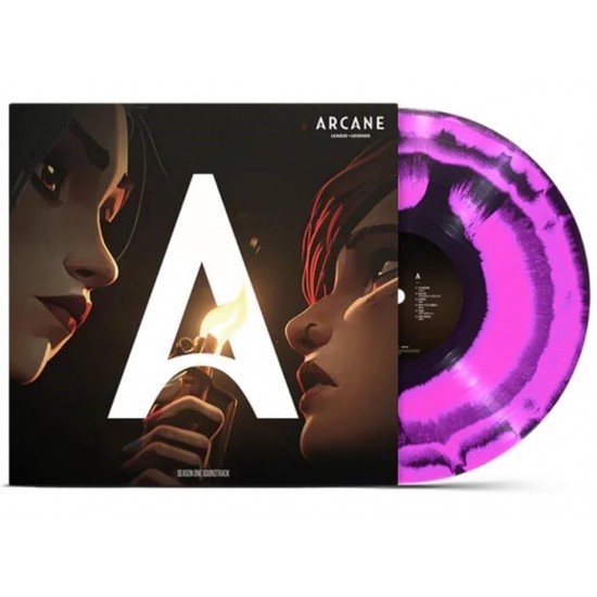 Arcane League of Legends - Season One Soundtrack (LP - Limited Edition - Pink & Black Splatter)
