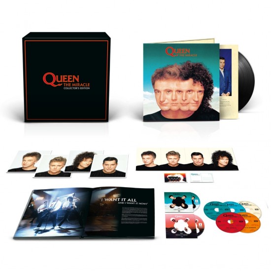 Queen - The Miracle Collector's Edition (LP - 180g + 5xCD + DVD + Blu-ray - Box Set)*
