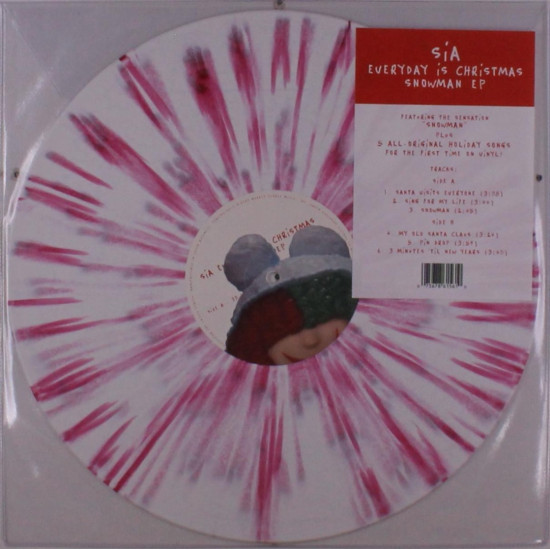 Sia - Everyday Is Christmas - Snowman EP (LP - RSD - White & Red Splatter)