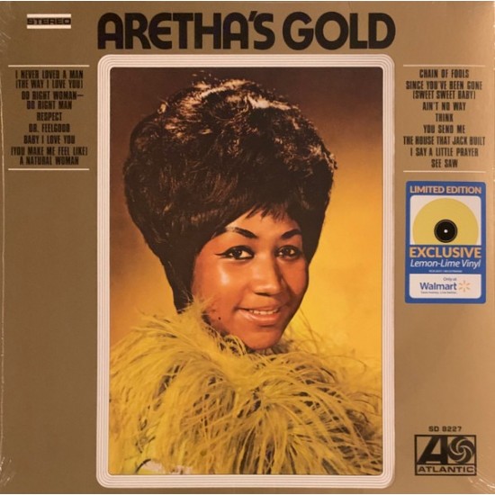 Aretha Franklin - Aretha's Gold (LP - Compilation - Lemon-Lime) 