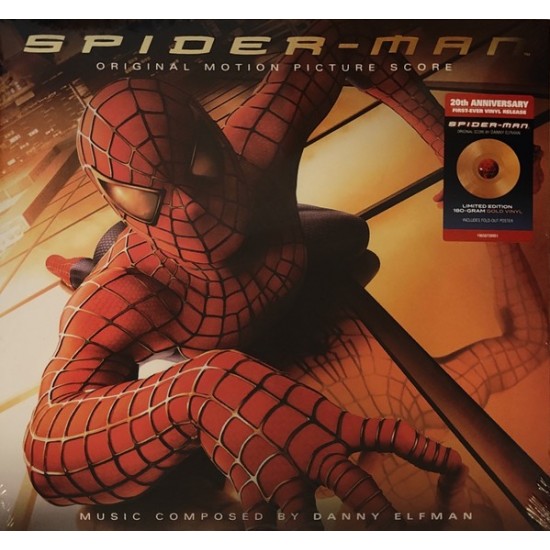 Danny Elfman - Spider-Man (Original Motion Picture Score) (LP - Limited Edition - Gold) 