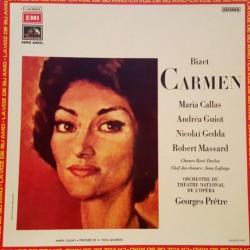 Georges Bizet, Maria Callas, Andréa Guiot, Nicolai Gedda, Robert Massard, Georges Prêtre, Orchestre National De L'Opéra De Paris - Carmen (3xLP - Box)