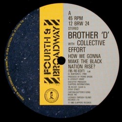 Brother D with Collective Effort - How We Gonna Make The Black Nation Rise? (12")