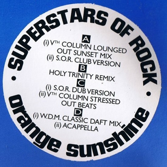 Superstars Of Rock - Orange Sunshine (2x12" - Promo)
